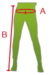 Reithose messen