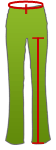 Damenjeans messen