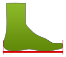 Schuhgröße messen