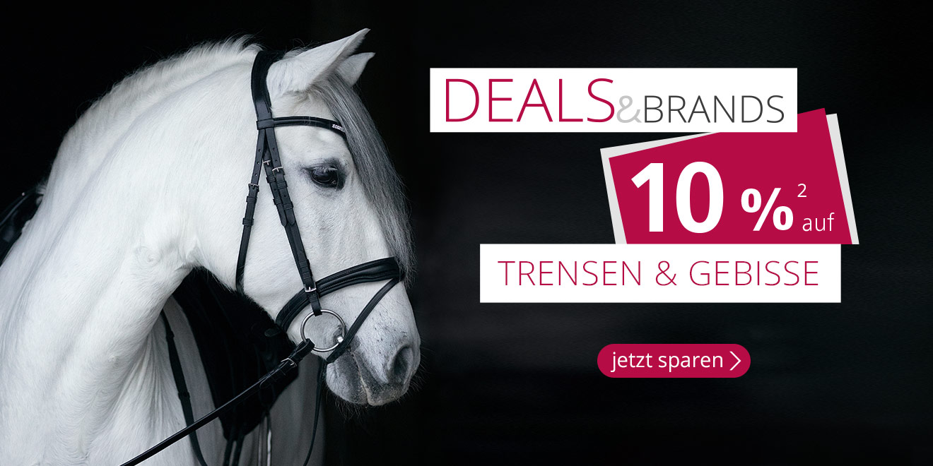 Deals and brands 10%² auf Trensen und Gebisse