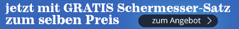 jetzt mit GRATIS Scherenmesser satz zum selben Preis. Zum Angebot