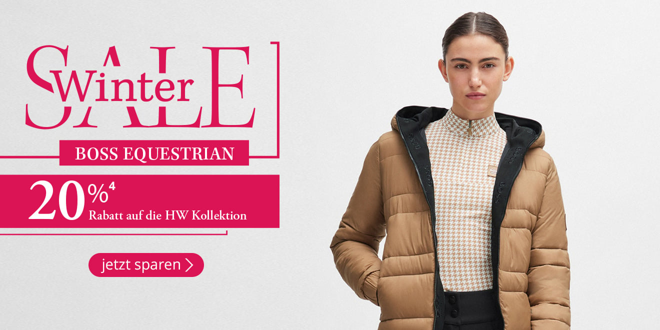 Winter SALE Boss Equestrian. 20 %⁴ Rabatt auf die HW Kollektion. Jetzt sparen 