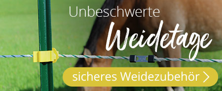 Unbeschwerte Weidetage. Sicheres Weidezaunzubehör