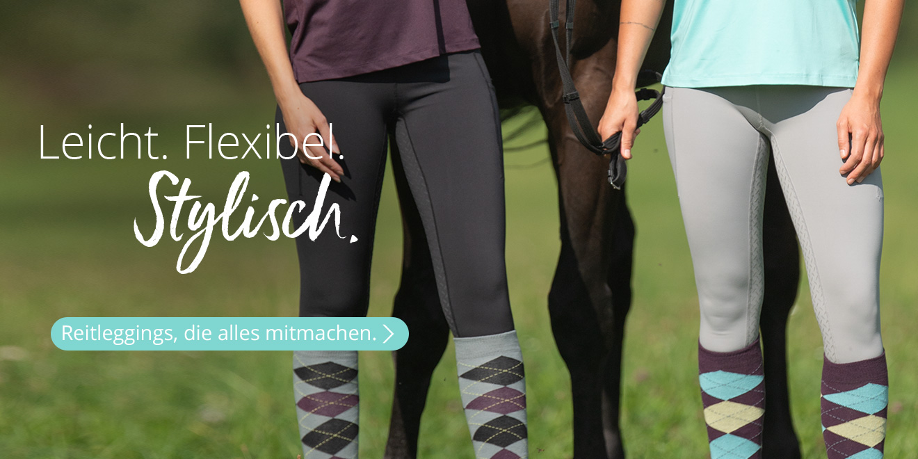 Leicht, flexibel, stylisch. Reitleggings, die alles mitmachen