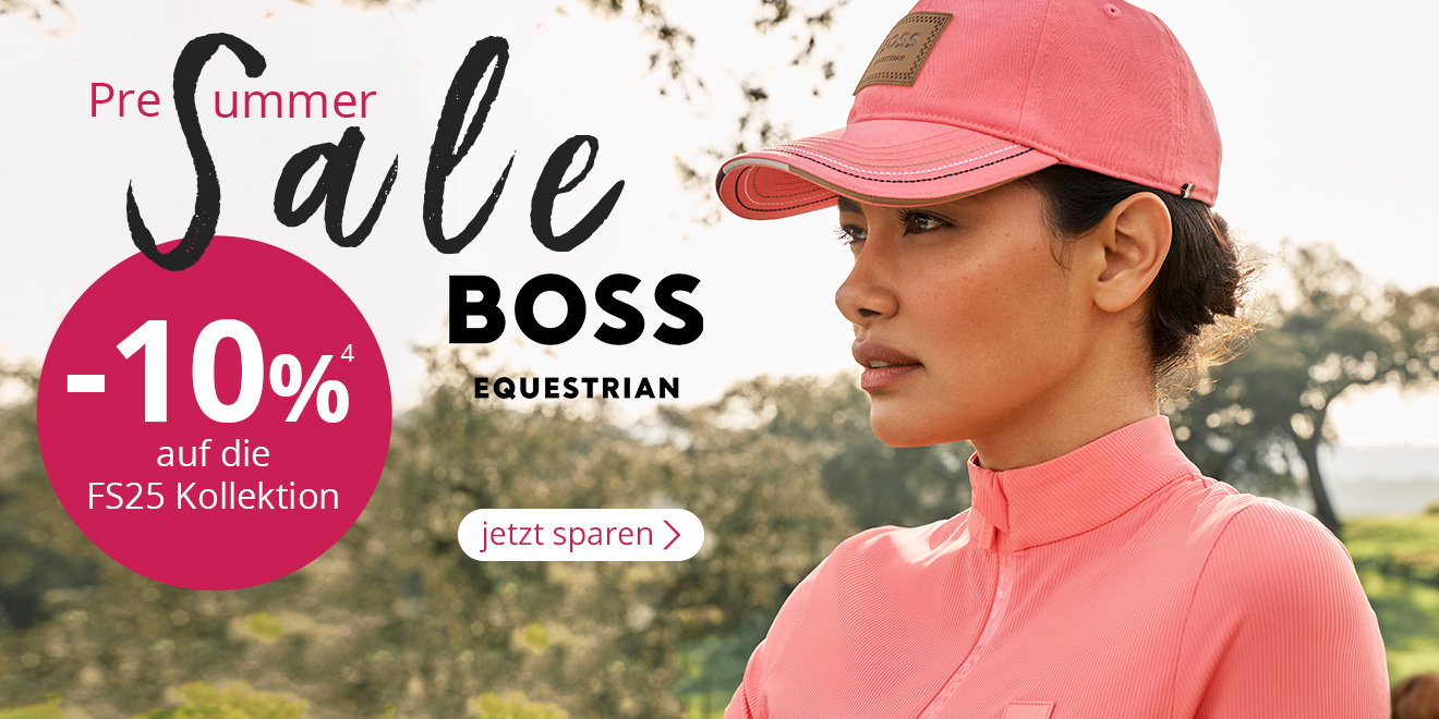 Pre-Summer SALE Boss Equestrian. 10%⁴ auf die FS25 Kollektion. Jetzt sparen