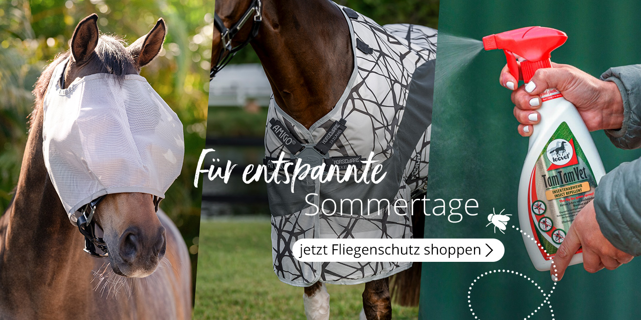 Für entspannte Sommertage. Jetzt Fliegenschutz shoppen
