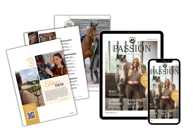 Bilder mit Inhalten des Magazins auf Mobile und Tablet