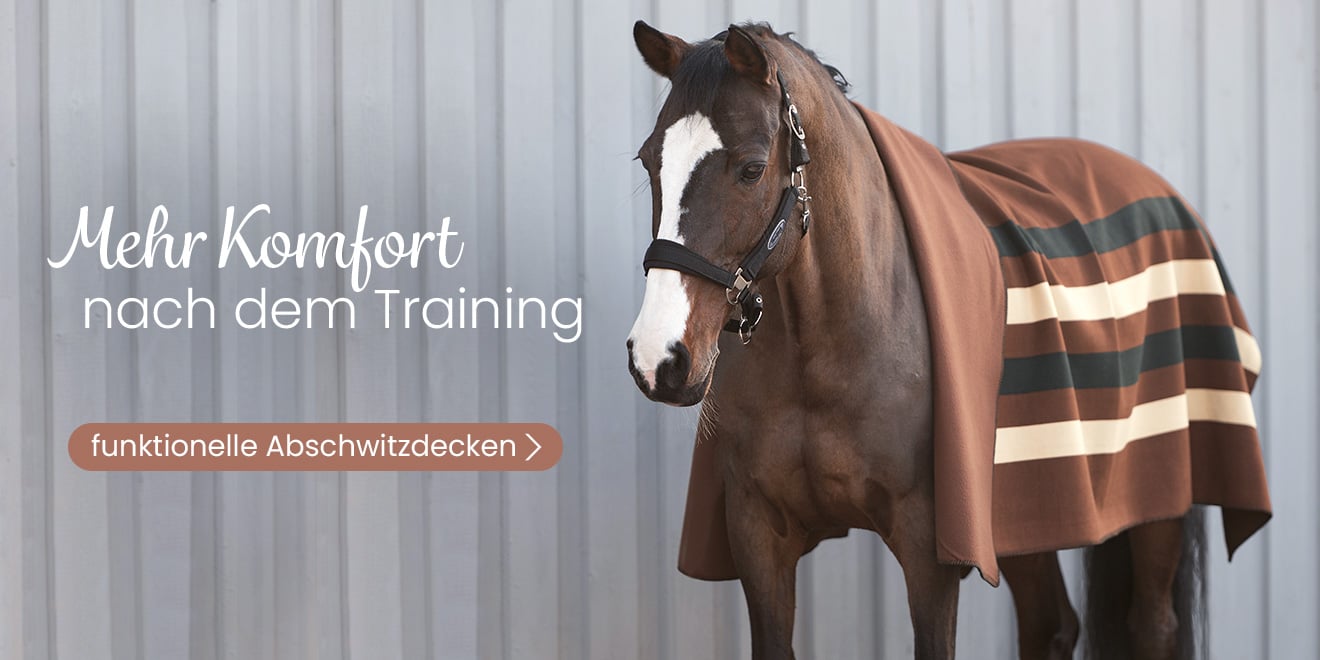 Mehr Komfort nach dem Training. Funktionelle Abschwitzdecken