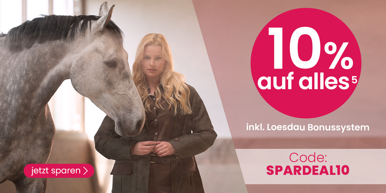 10 % auf alles⁵ inkl. Loesdau Bonussystem. Code: SPARDEAL10. jetzt sparen