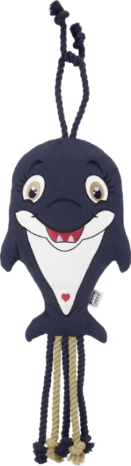 Delphin-Schlüsselanhänger mit Fransen