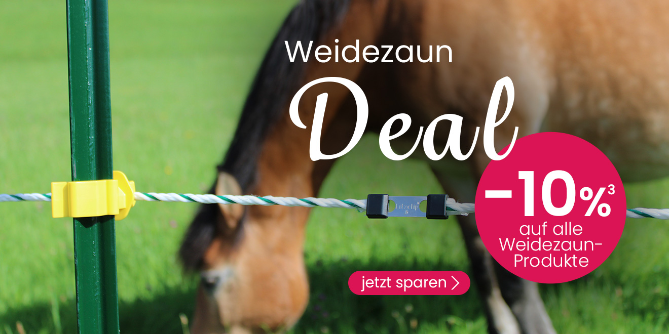 Weidezaun Deal  -10%³ auf alle Weidezaun-Produkte. Jetzt sparen