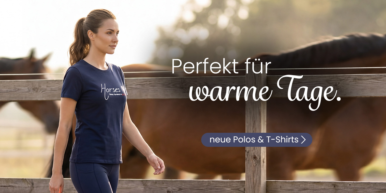 Perfekt für warme Tage. Neue Polos & T-Shirts