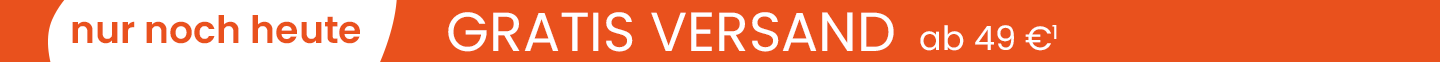 Nur noch heute. Gratis Versand ab 49 €¹