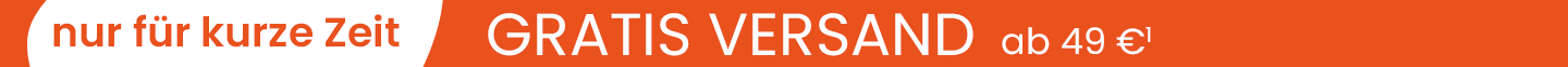 Nur noch heute. Gratis Versand ab 49 €¹