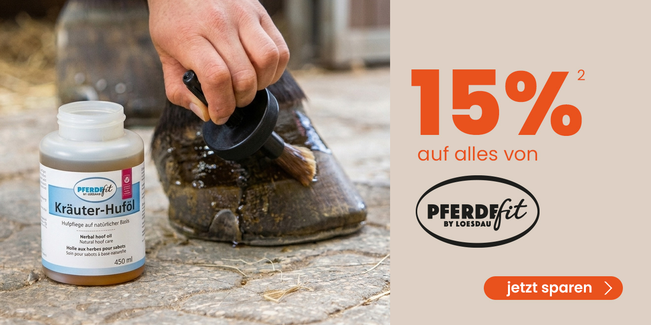 15 %² auf alles von Pferdefit. Jetzt sparen