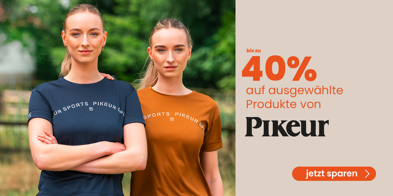 Bis zu 40 % auf ausgewählte Produkte von Pikeur. Jetzt sparen.