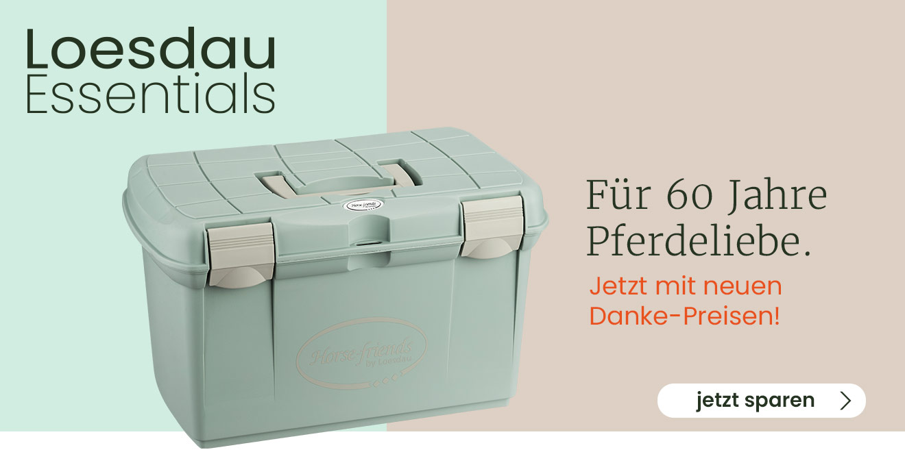 Loesdau Essentials Für 60 Jahre Pferdeliebe. Jetzt mit neuen Danke-Preisen! Jetzt sparen.