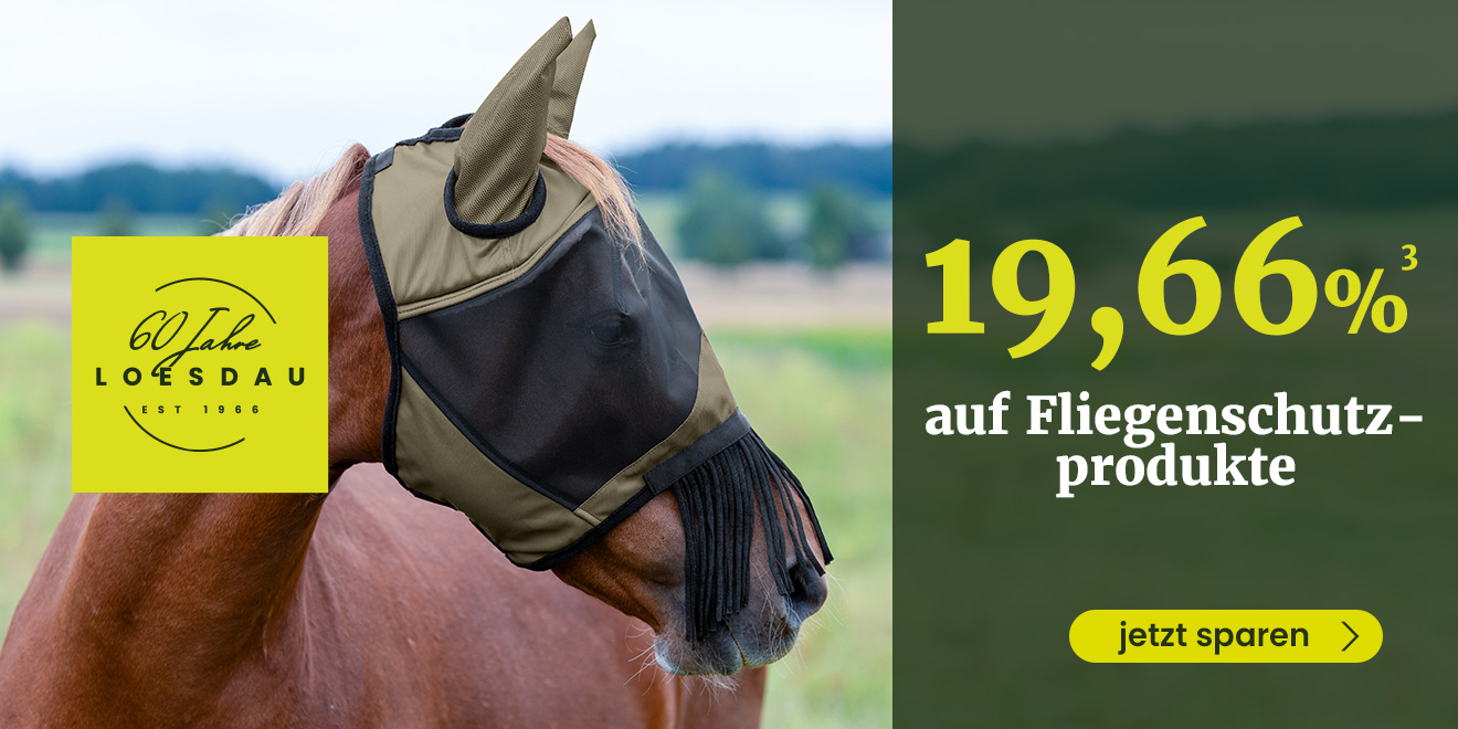 60 Jahre Loesdau. 19,66 %³ auf Fliegenschutz. Jetzt sparen.