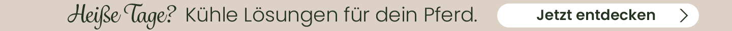 Heiße Tage? Kühle Lösungen für dein Pferd. Jetzt entdecken