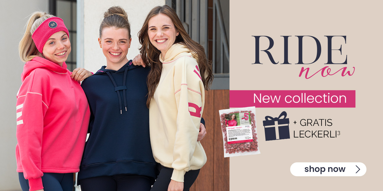 RIDE now New collection + gratis Leckerli³. Shop now