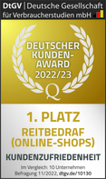 Deutscher Kundenaward 2022/23: 1. Platz Kundenzufriedenheit
