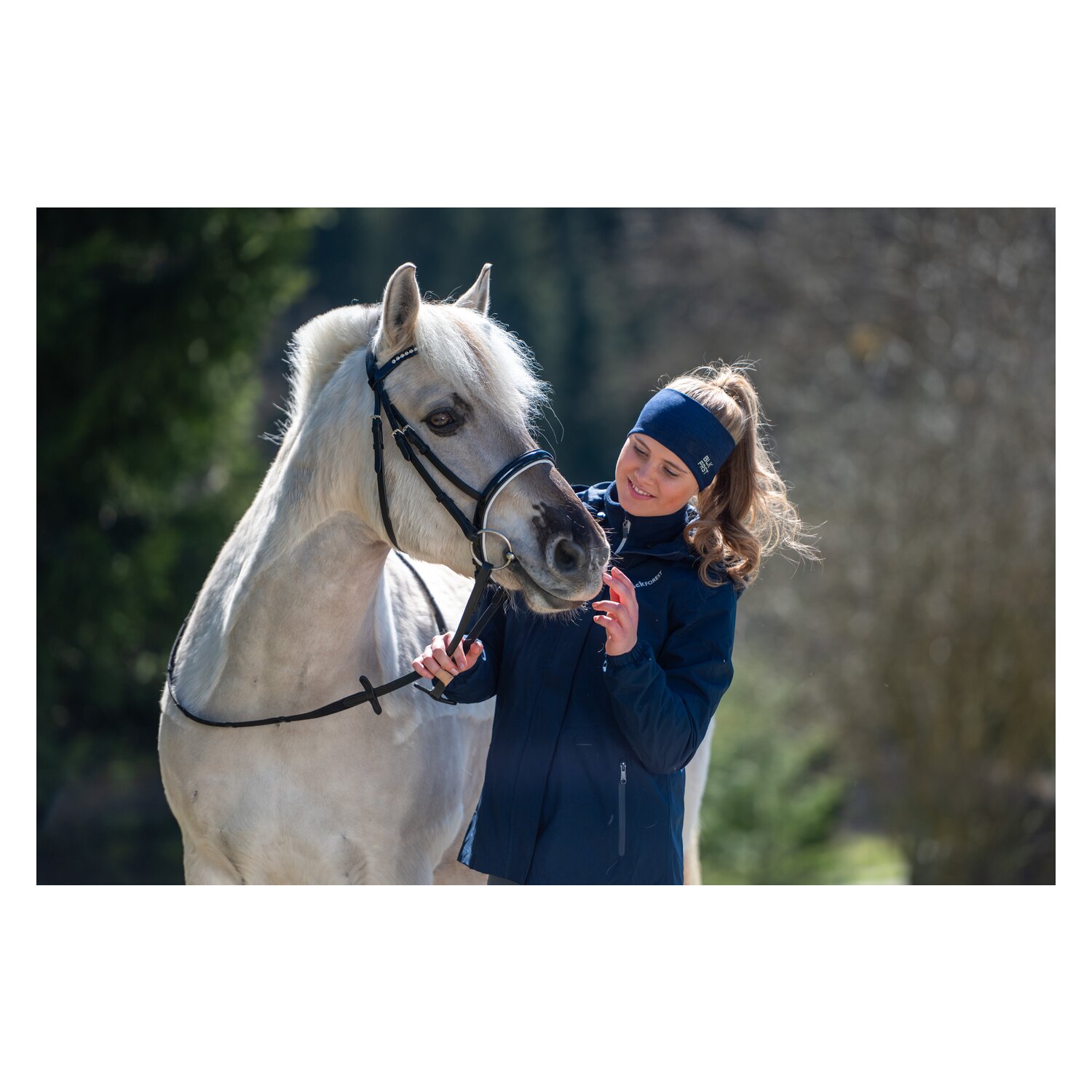 black forest Stirnband mit Reflexlogo – Ansicht 2