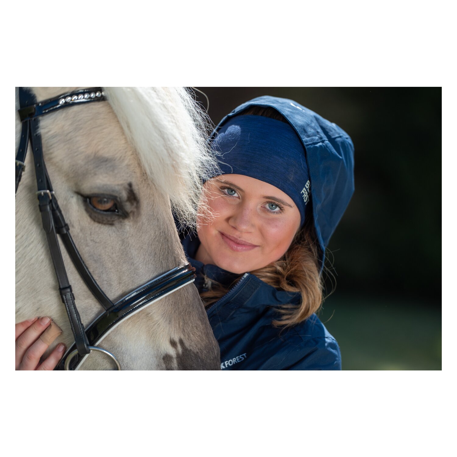 black forest Stirnband mit Reflexlogo – Ansicht 4