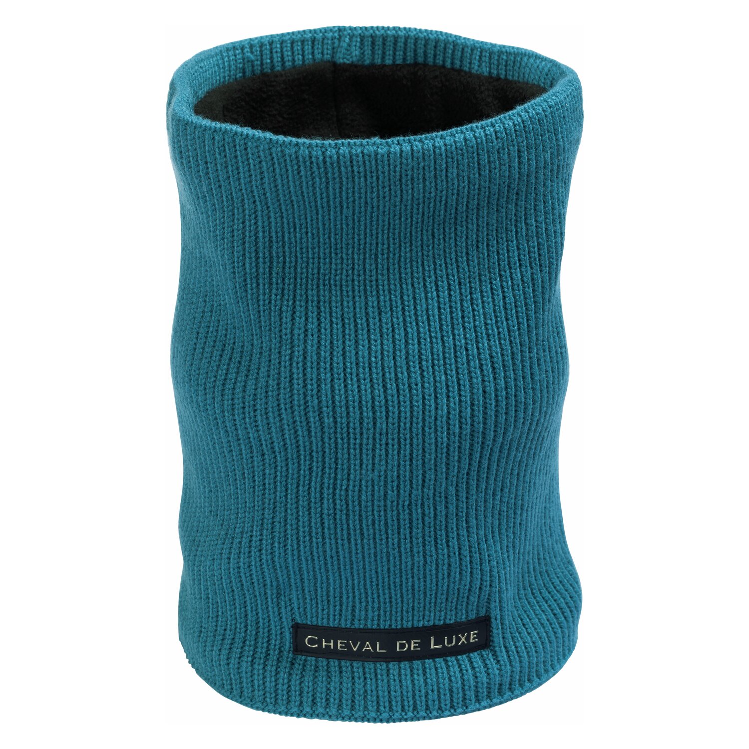 Cheval de Luxe Neckwarmer mit Logopatch – Ansicht 1