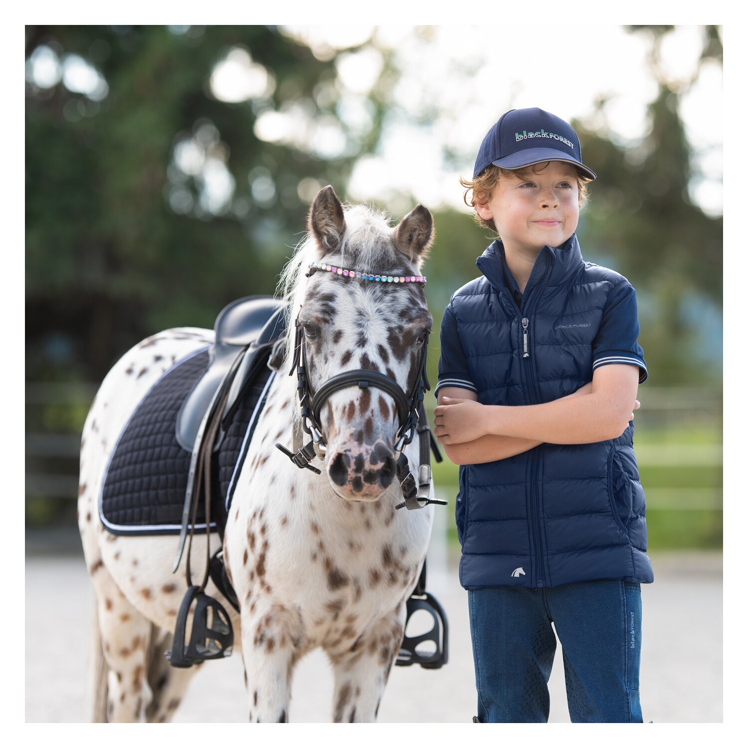 black forest kids Basecap mit Logoprint – Ansicht 4