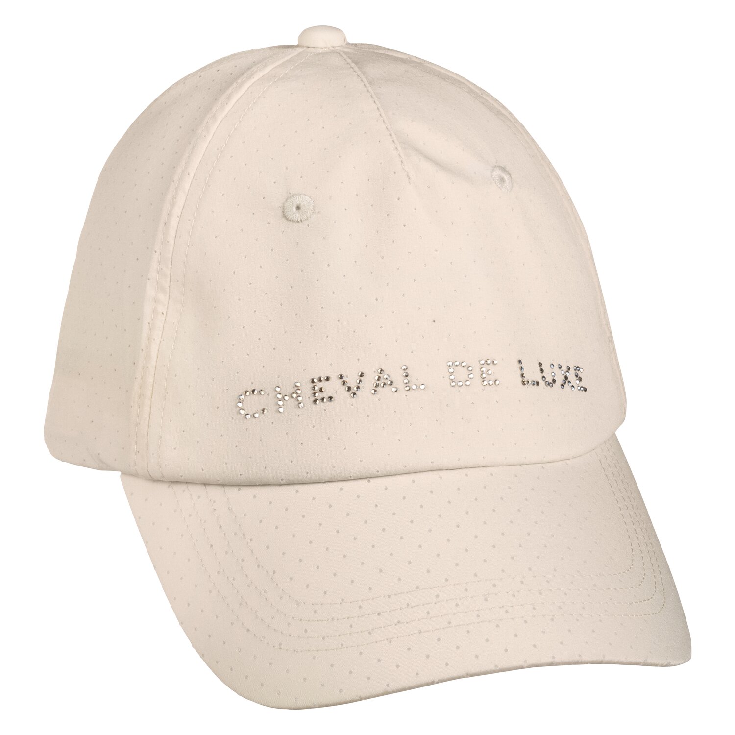 Cheval de Luxe Basecap aus Mesh mit Glitzerlogo – Ansicht 2