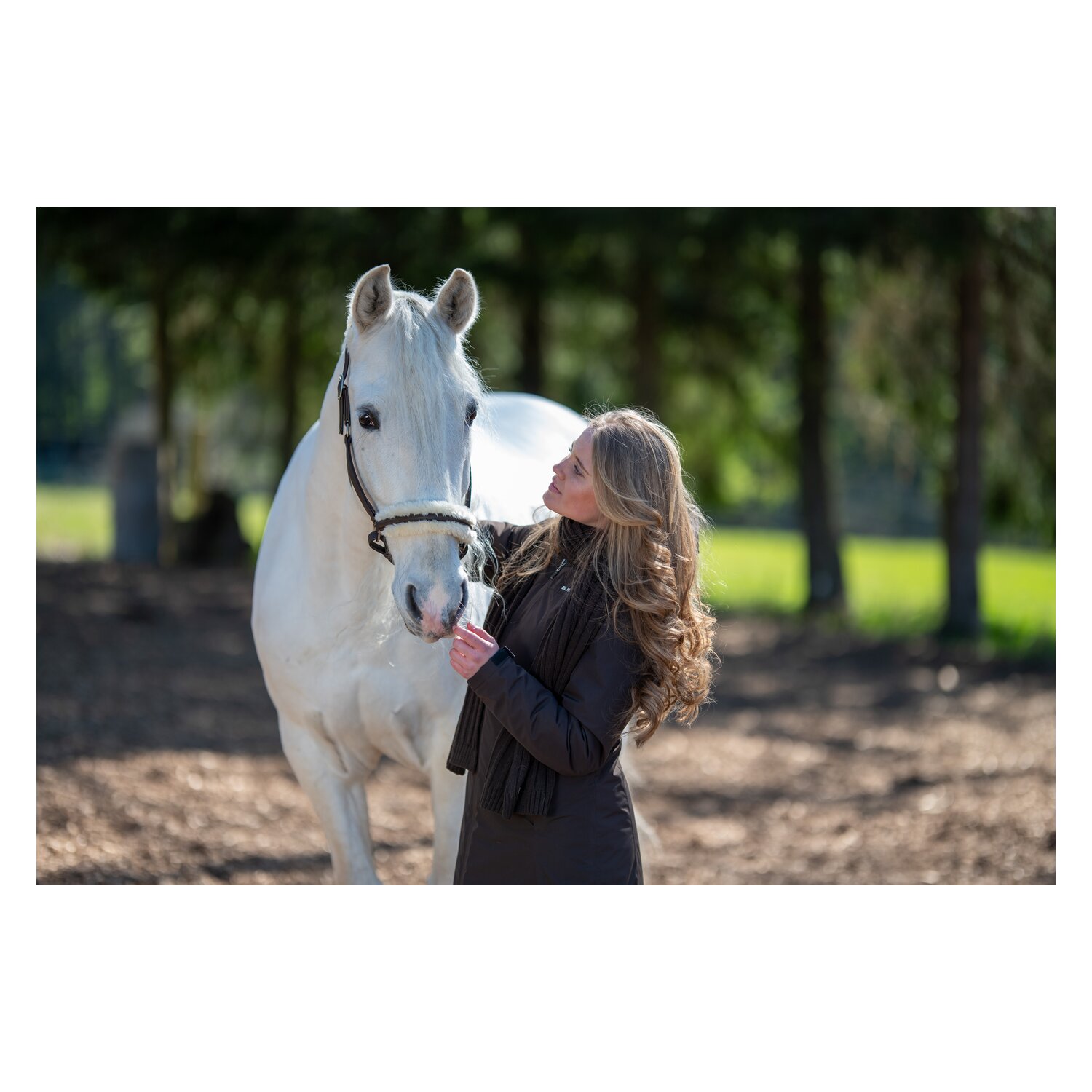 black forest Strickschal mit Logopatch – Ansicht 3