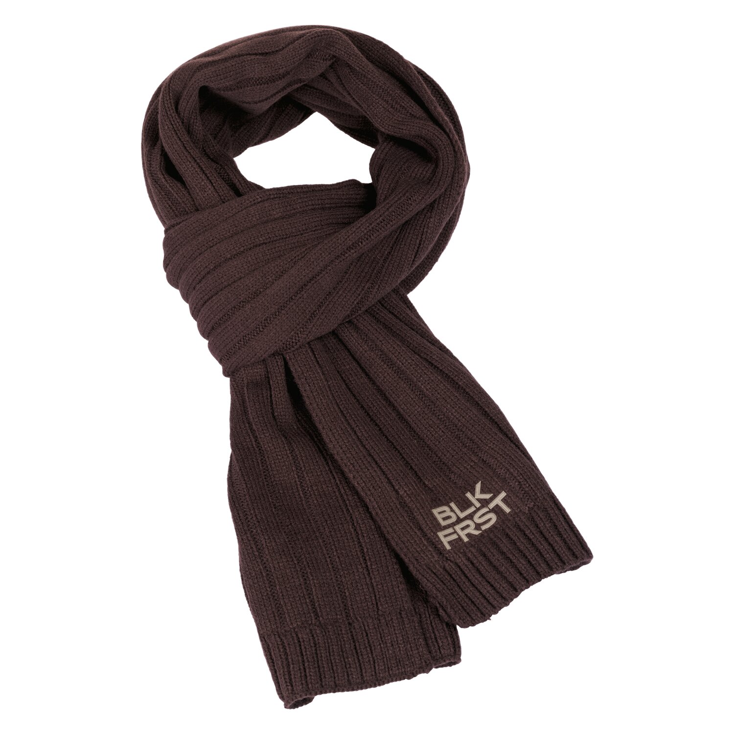 black forest Strickschal mit Logopatch – Ansicht 1