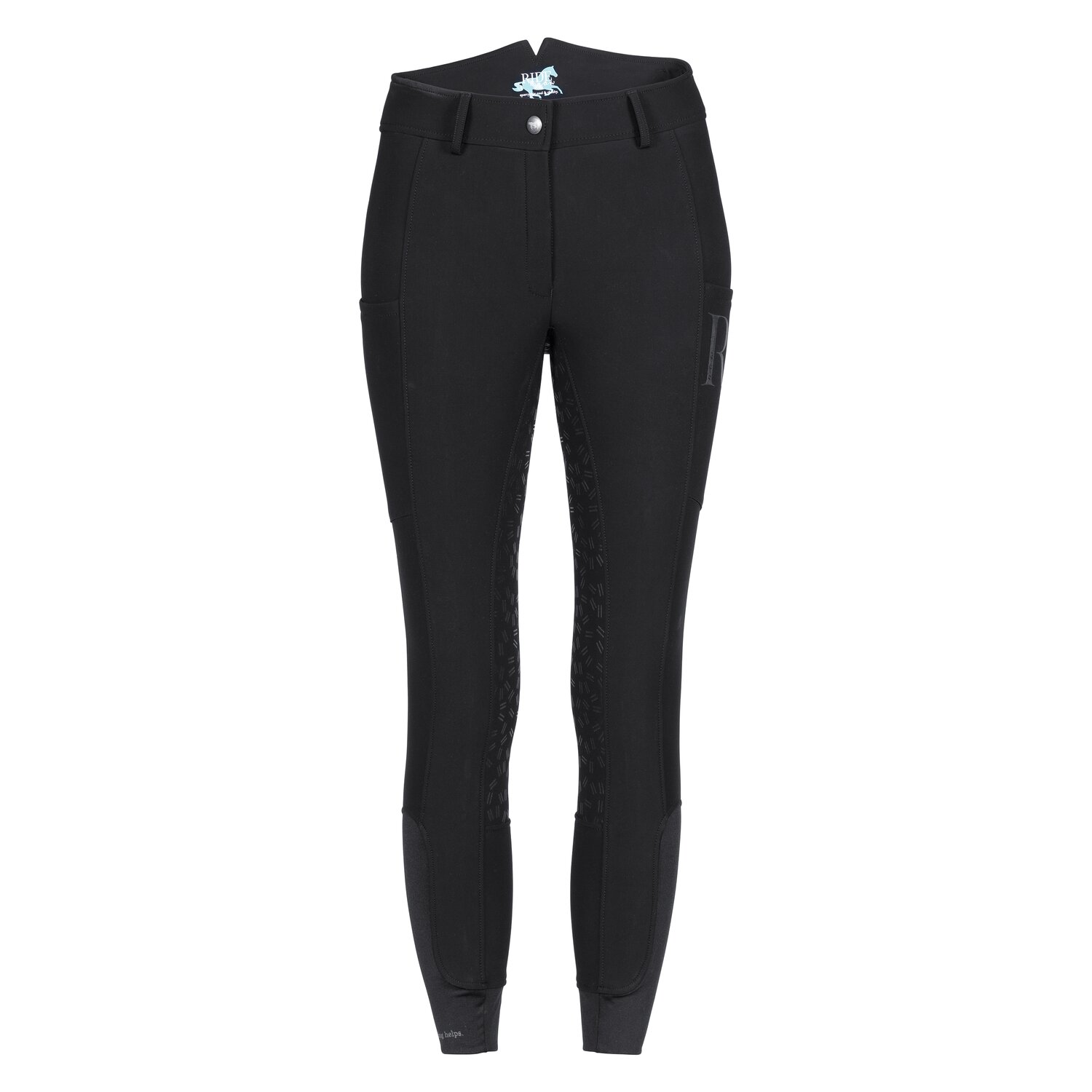 RIDE now Softshell Grip-Vollbesatz-Reithose – Ansicht 1