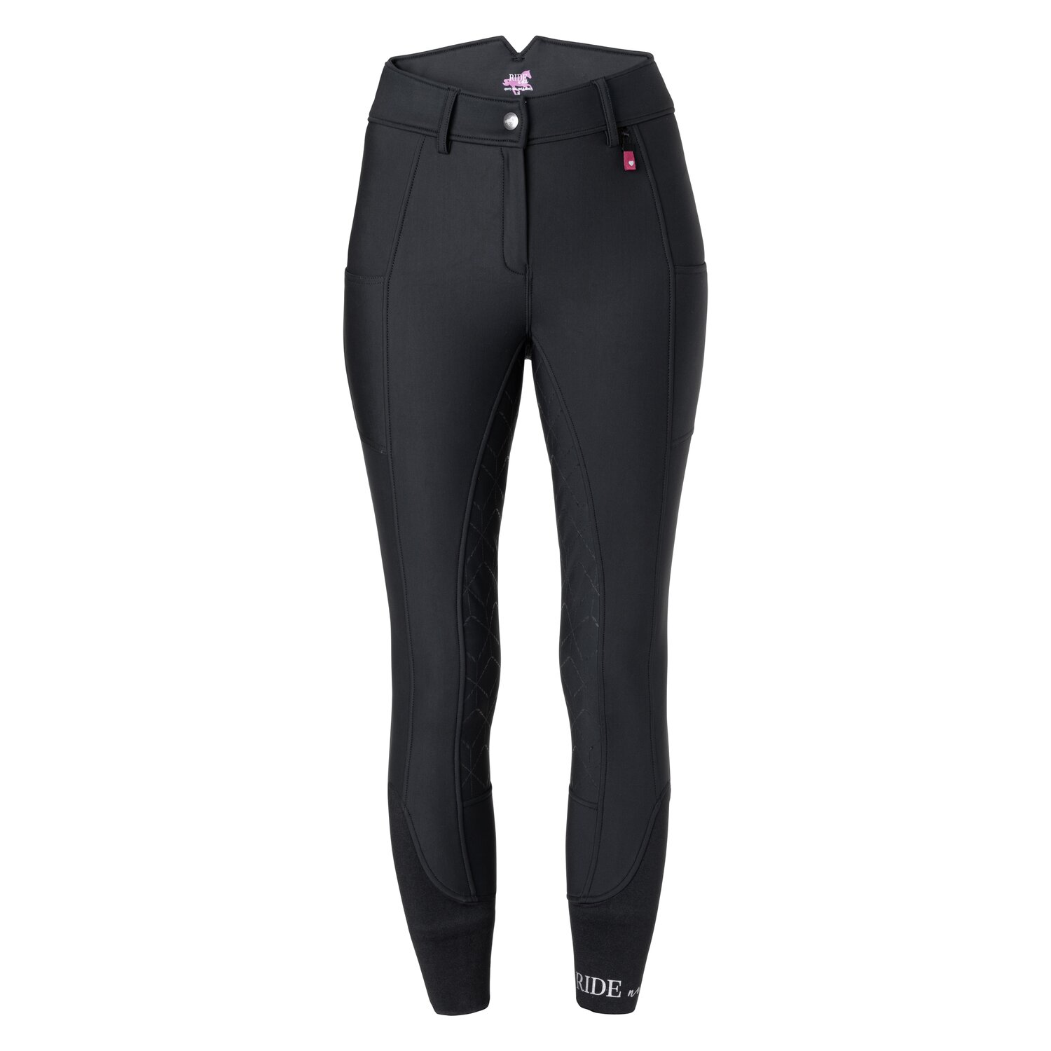 RIDE now Softshell Grip-Vollbesatz-Reithose – Ansicht 1