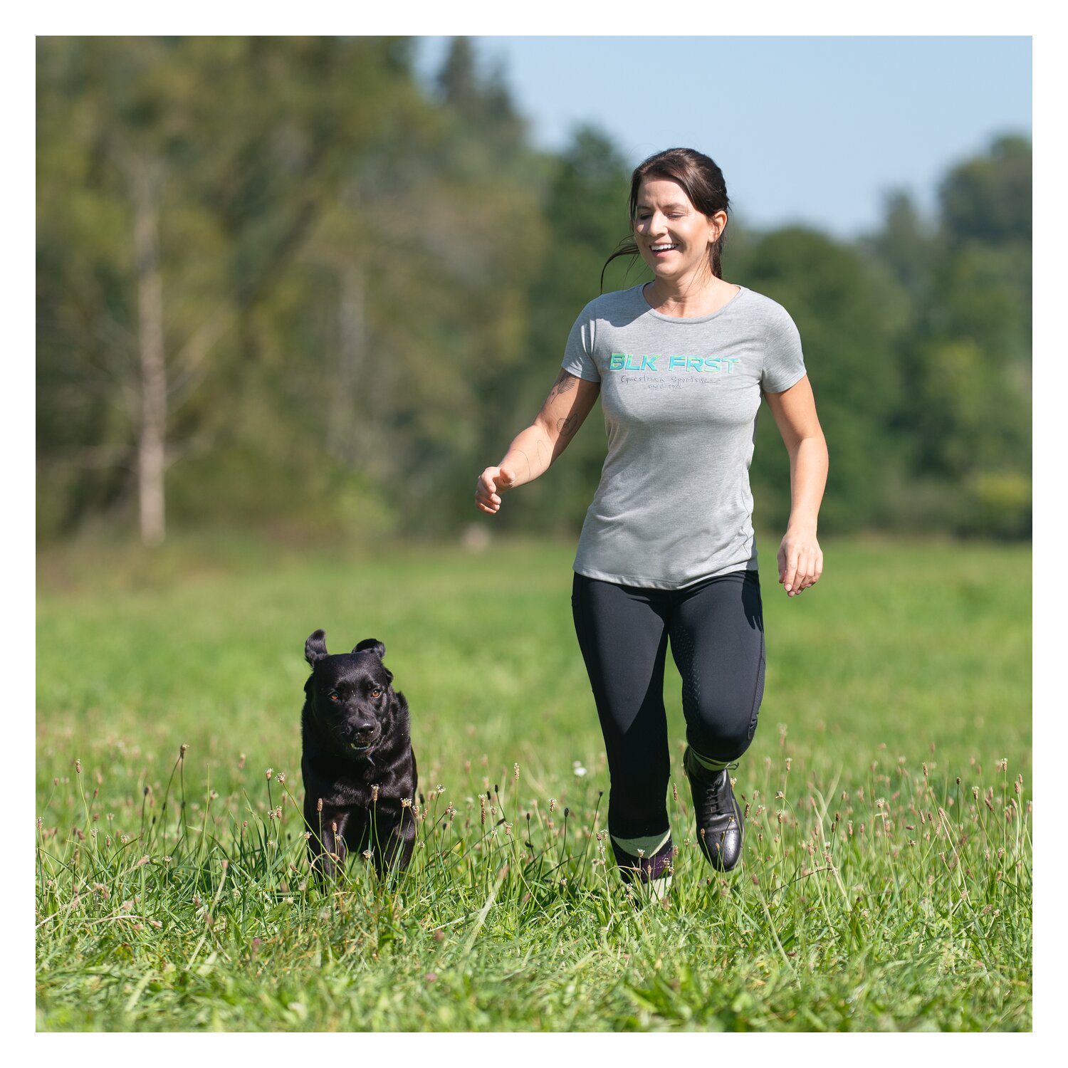 black forest Grip-Vollbesatz-Reitleggings mit Mesh – Ansicht 5