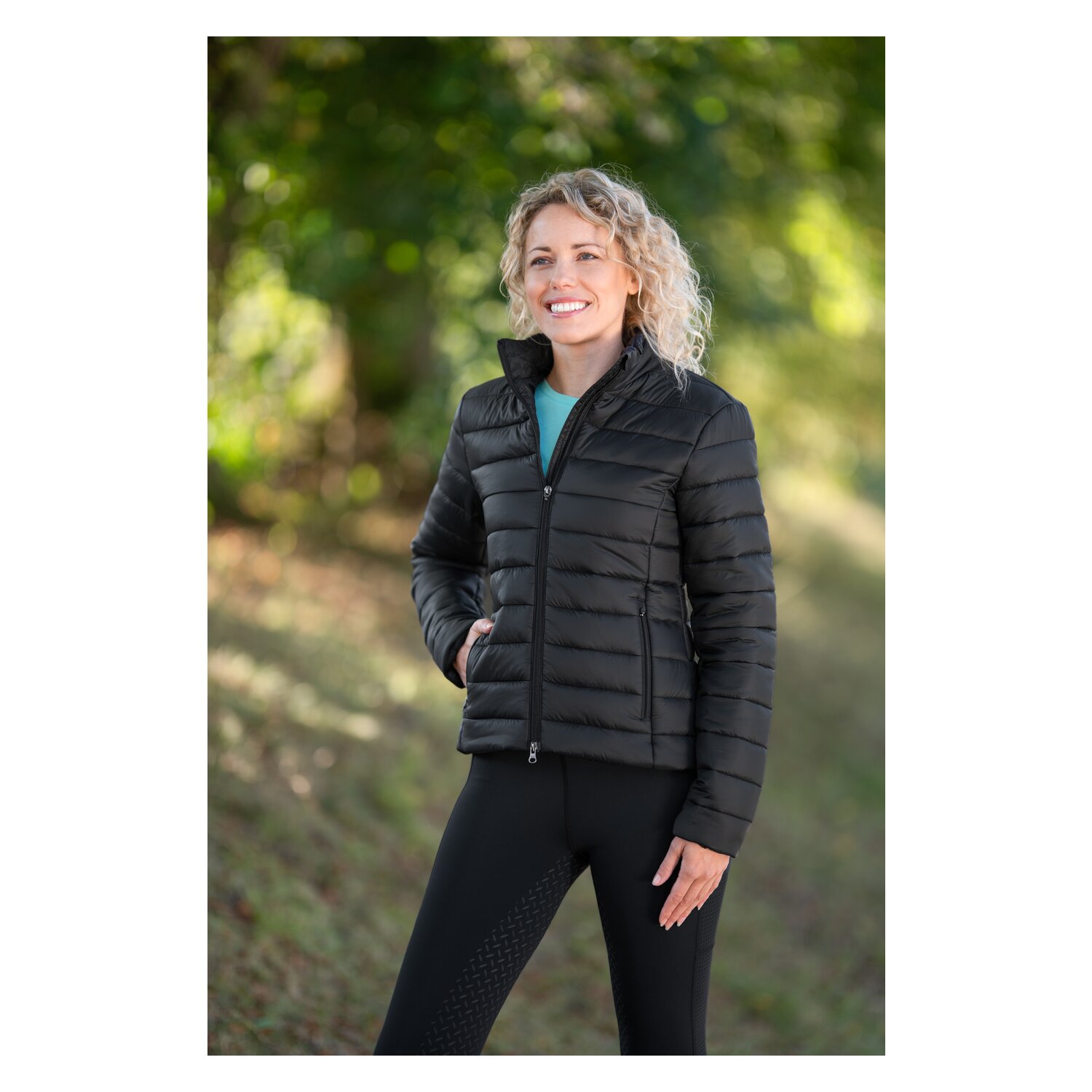 black forest Grip-Vollbesatz-Reitleggings mit Mesh – Ansicht 6