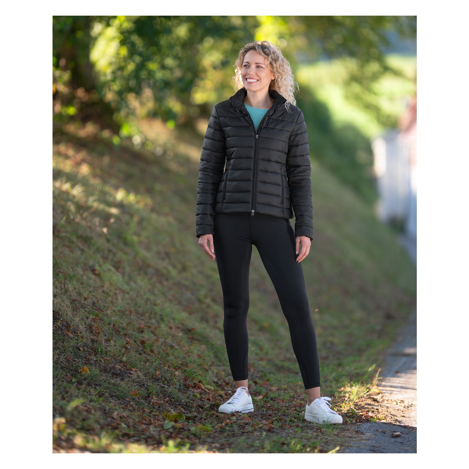 black forest Grip-Vollbesatz-Reitleggings mit Mesh – Ansicht 8