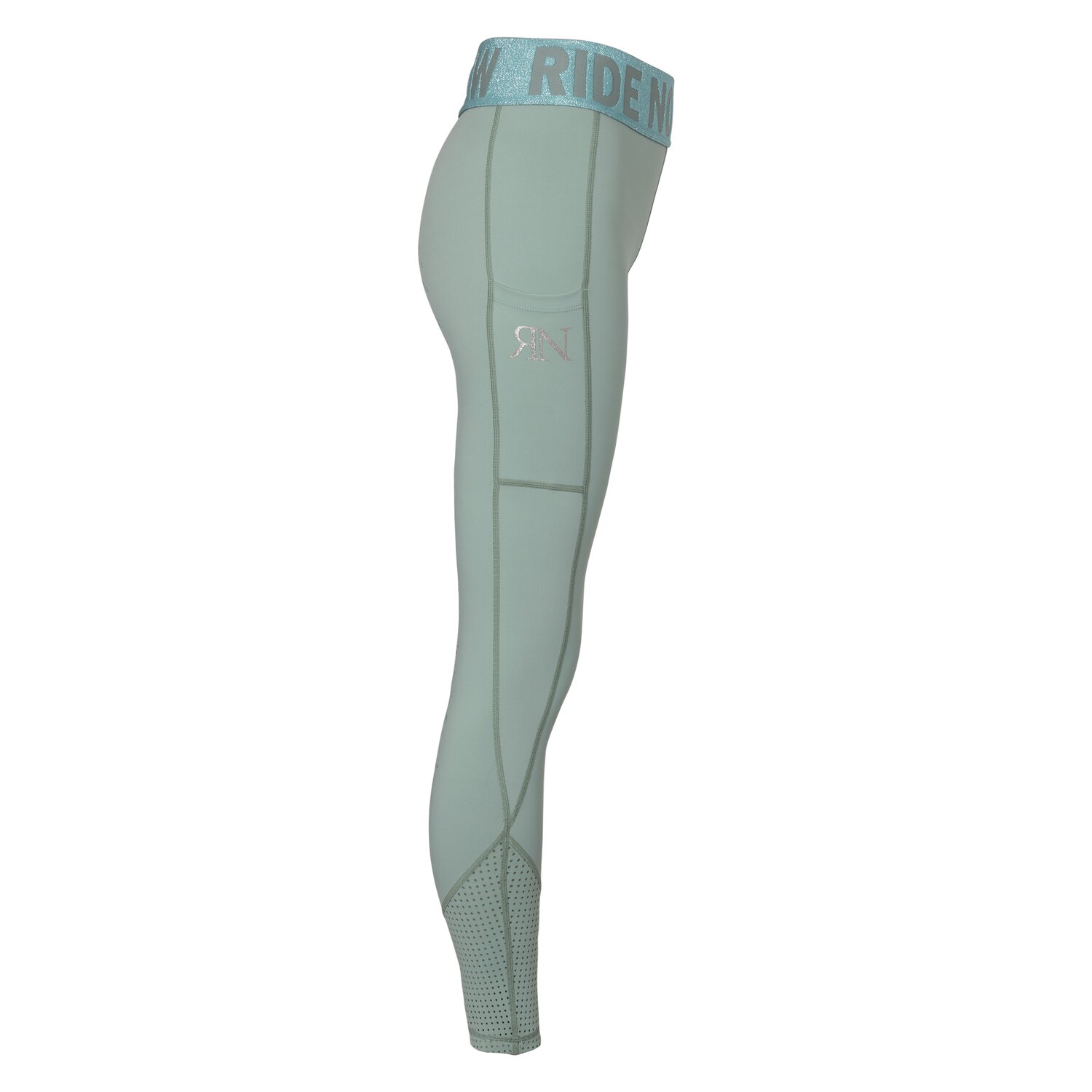RIDE now Grip-Vollbesatz-Reitleggings mit Mesh – Ansicht 4