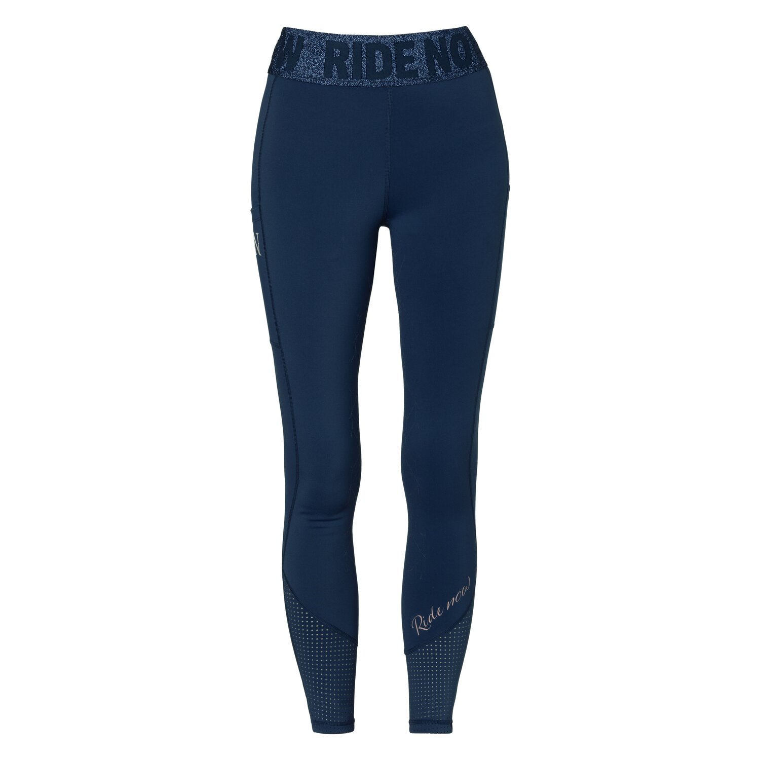RIDE now Grip-Vollbesatz-Reitleggings mit Mesh – Ansicht 1