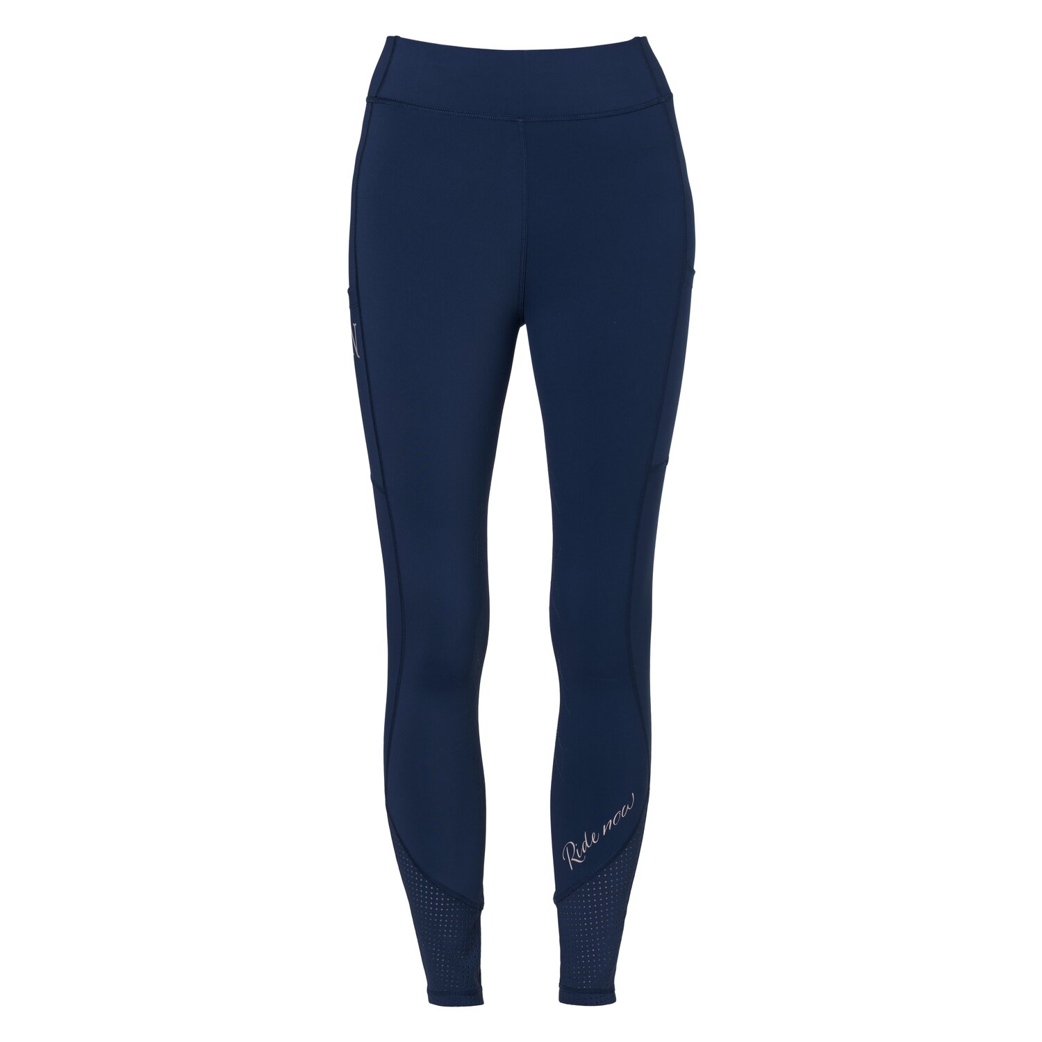 RIDE now Grip-Halbbesatz-Reitleggings mit Mesh – Ansicht 1