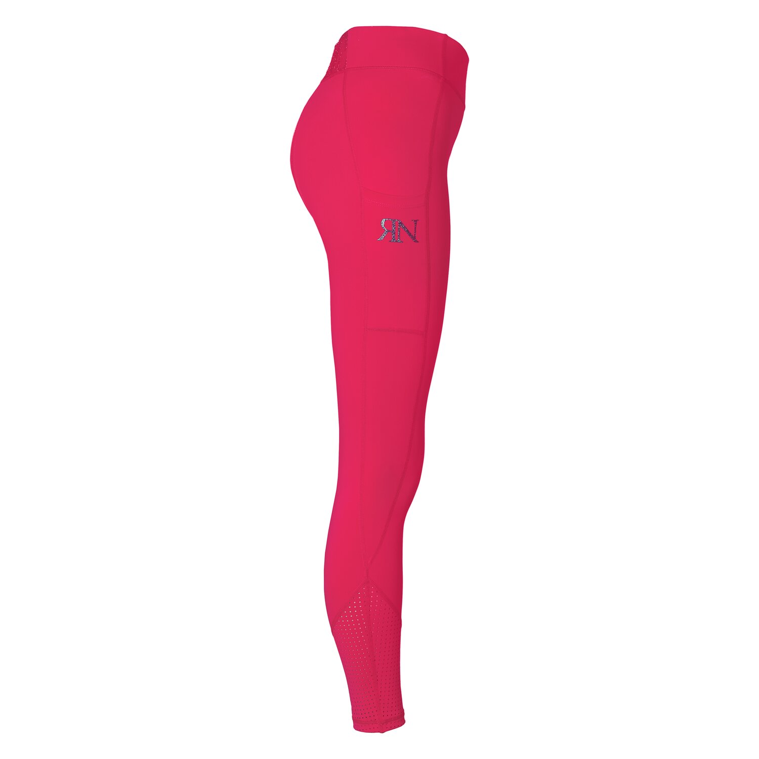 RIDE now Grip-Halbbesatz-Reitleggings mit Mesh – Ansicht 4