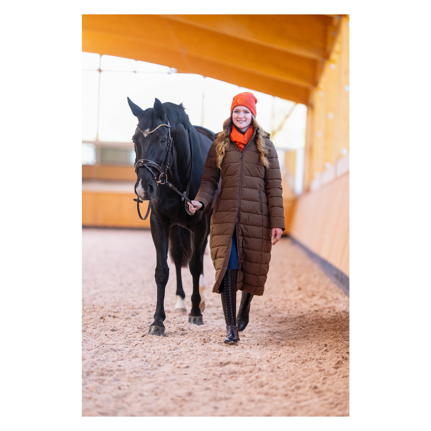 Cheval de Luxe Strickbeanie mit Patch &ndash; Ansicht 6