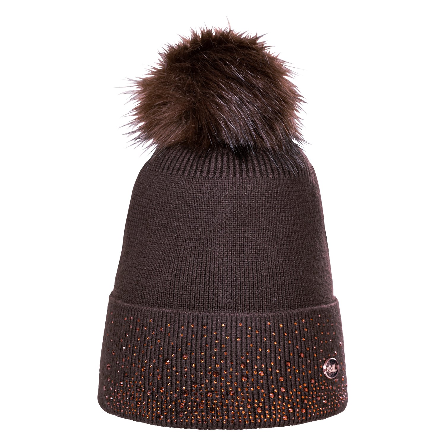 Cheval de Luxe Strickmütze mit abnehmbarem Bommel &ndash; Ansicht 1