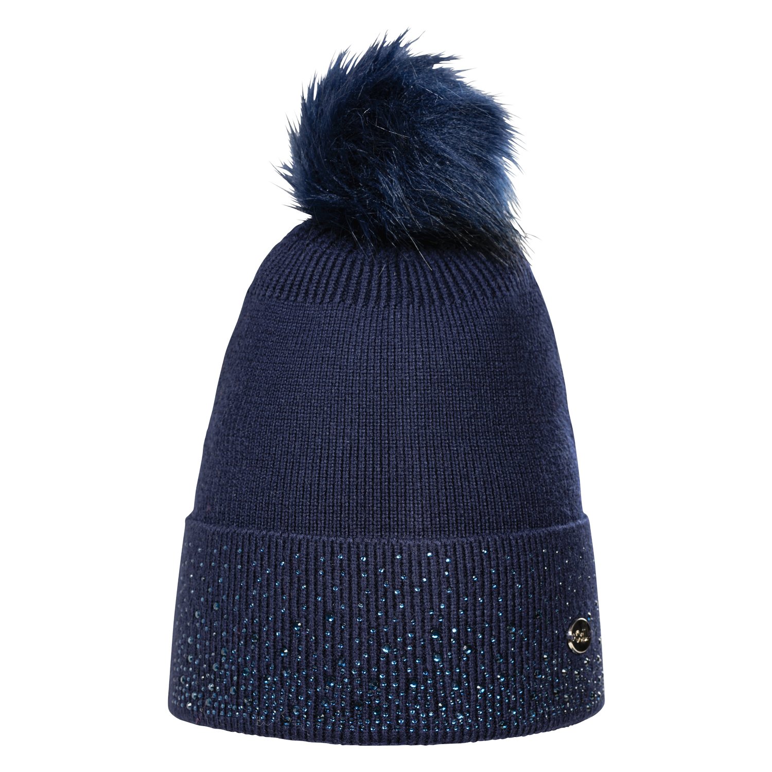 Cheval de Luxe Strickmütze mit abnehmbarem Bommel – Ansicht 2