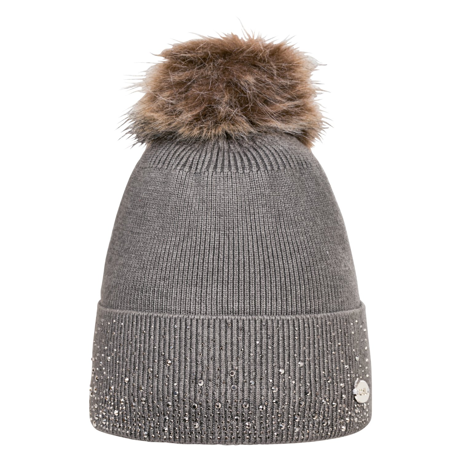 Cheval de Luxe Strickmütze mit abnehmbarem Bommel – Ansicht 1