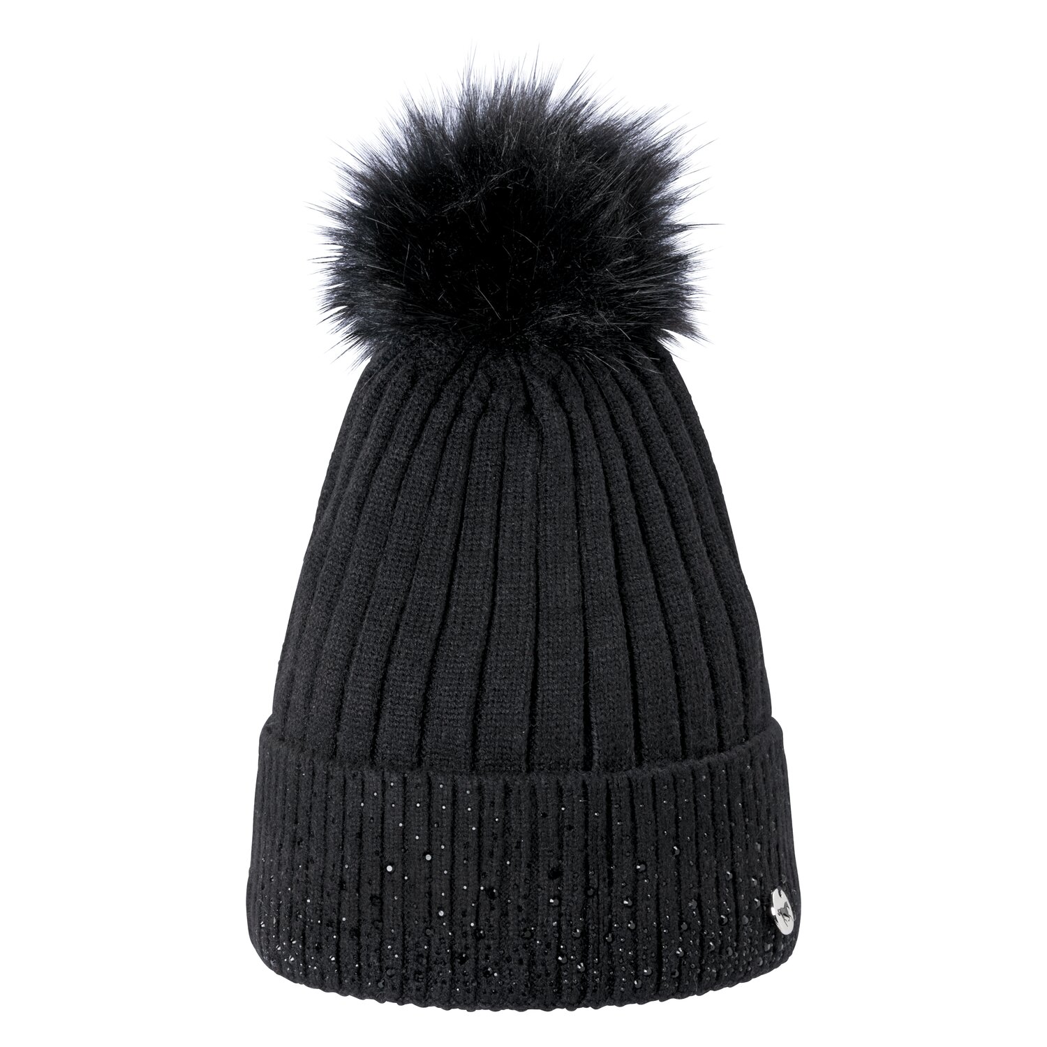 RIDE now Strickmütze mit Glitzersteinchen – Ansicht 1