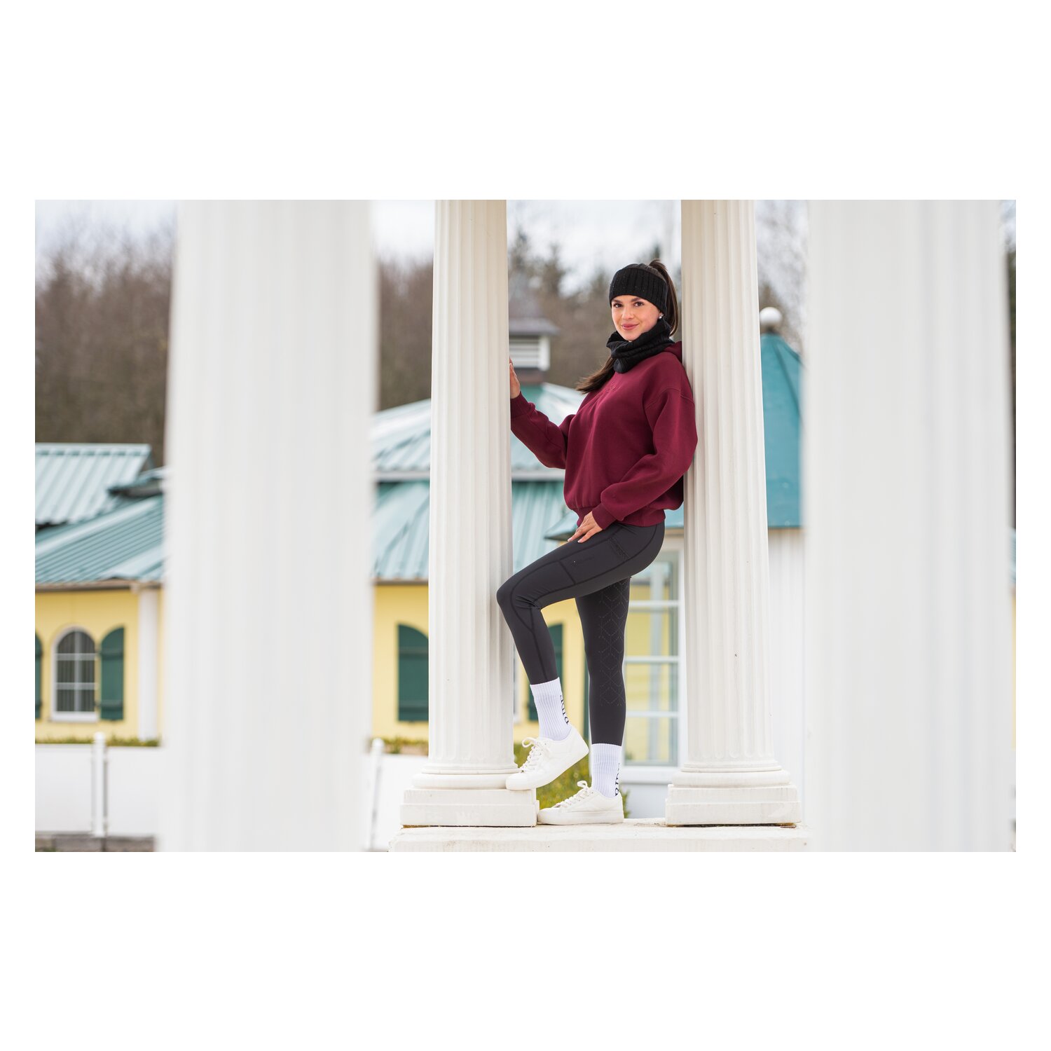 RIDE now Stirnband mit Glitzersteinen – Ansicht 2