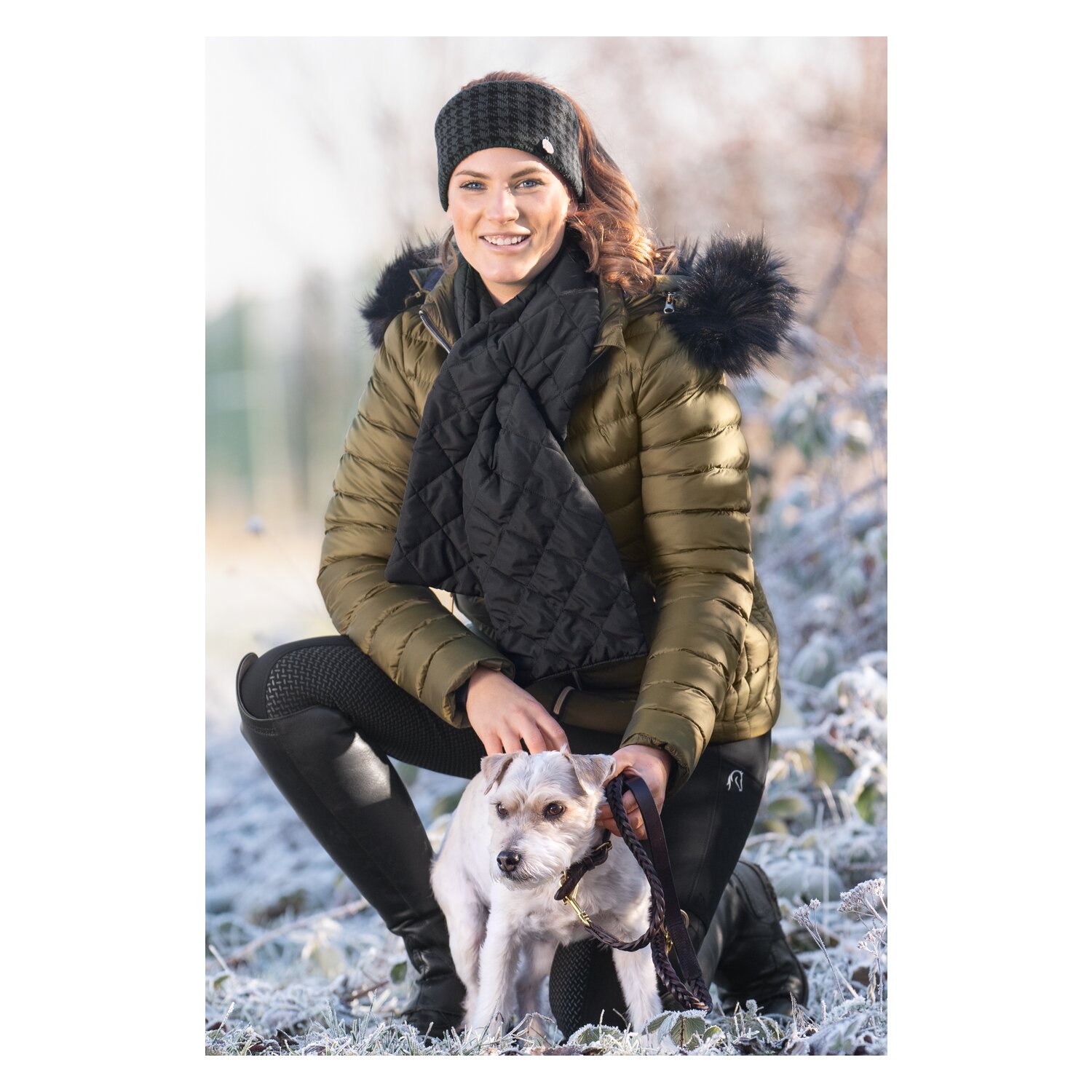 Cheval de Luxe Wattierter Schal – Ansicht 2