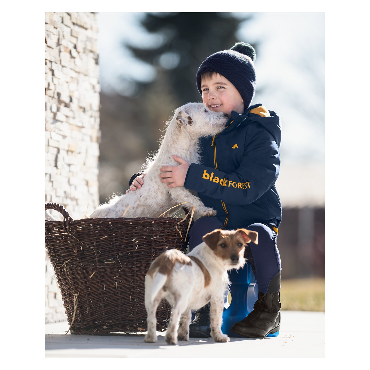 black forest Strickmütze mit Bommel – Ansicht 2