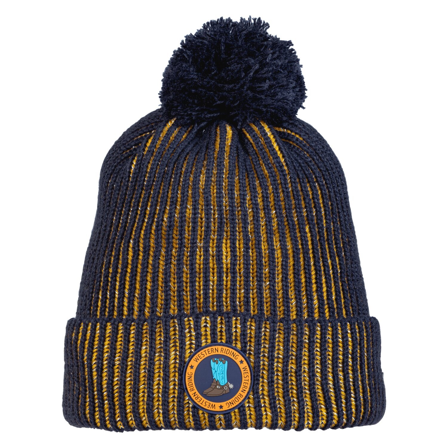 L-pro West Strickmütze mit Patch – Ansicht 1